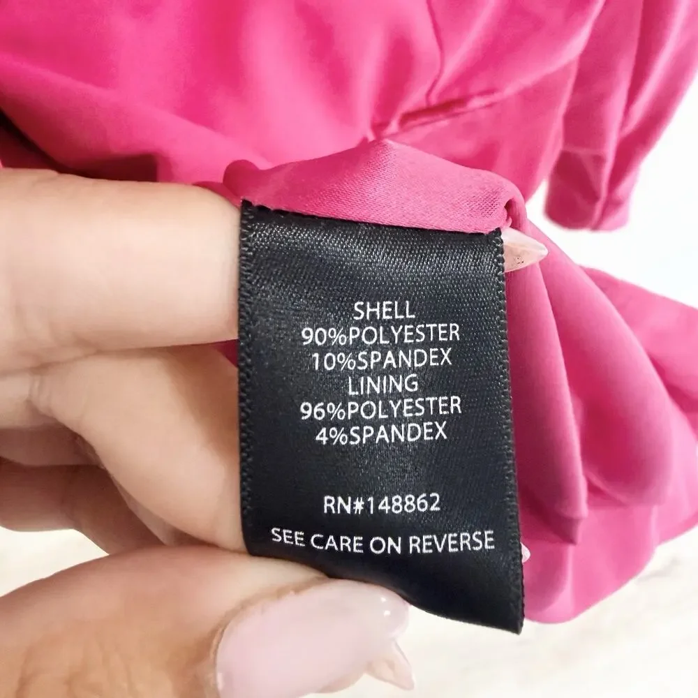 Torrid Womens Hot Pink Studio Blazer Jacket Size 2X W5052 - Picture 5 of 6